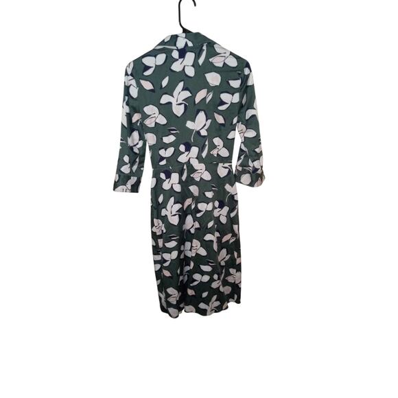 Hobbs London  Cut From Effortless Cotton Val Printed Dress  Size 2 - Picture 5 of 15